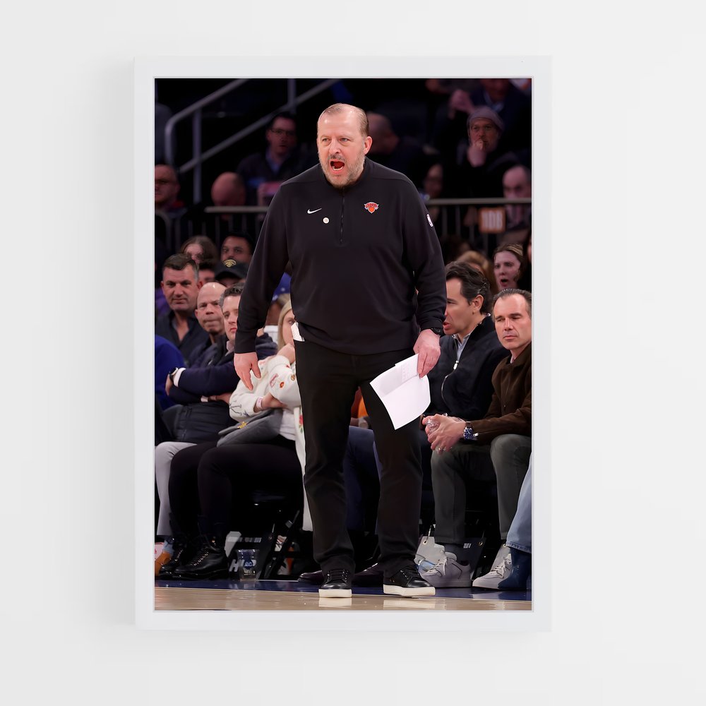 Poster Tom thibodeau – affiche Basketball (vue 3)